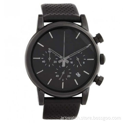 Silicone wristwatch with stainless steel case and silicone bandNew